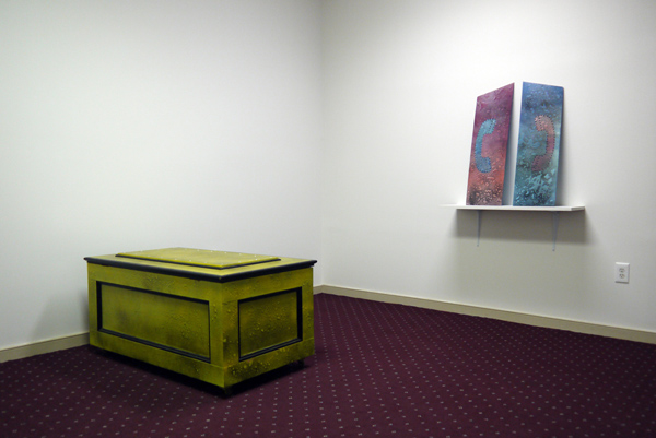 Stele installation view